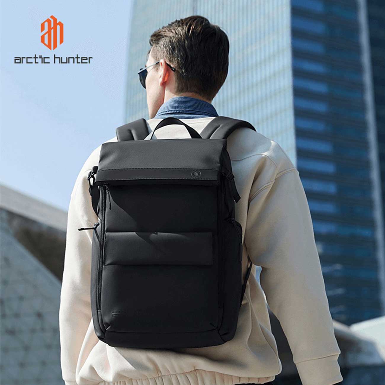 کوله پشتی آرکتیک هانتر مدل Arctic hunter B00562 مناسب لپ تاپ 15.6 اینچی